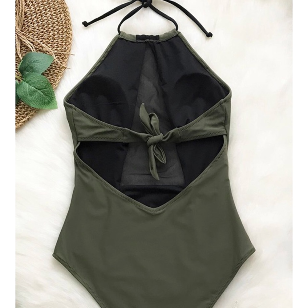 Take My Heart Mesh One-piece Swimsuit